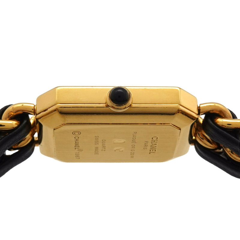 香奈兒 Premiere S 碼 H0001 女士腕錶 黑色金石英錶-5