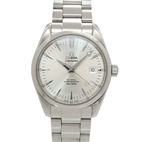 歐米茄海馬系列Aqua Terra同軸2503 30男士腕錶，日期顯示，銀色，自動機械機芯