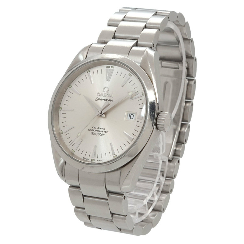 歐米茄海馬系列Aqua Terra同軸2503 30男士腕錶，日期顯示，銀色，自動機械機芯-1