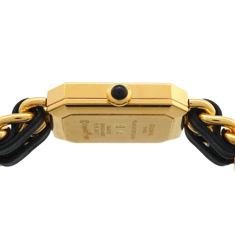 香奈兒 Premiere S 碼 H0001 女士腕錶 黑色金石英錶-4