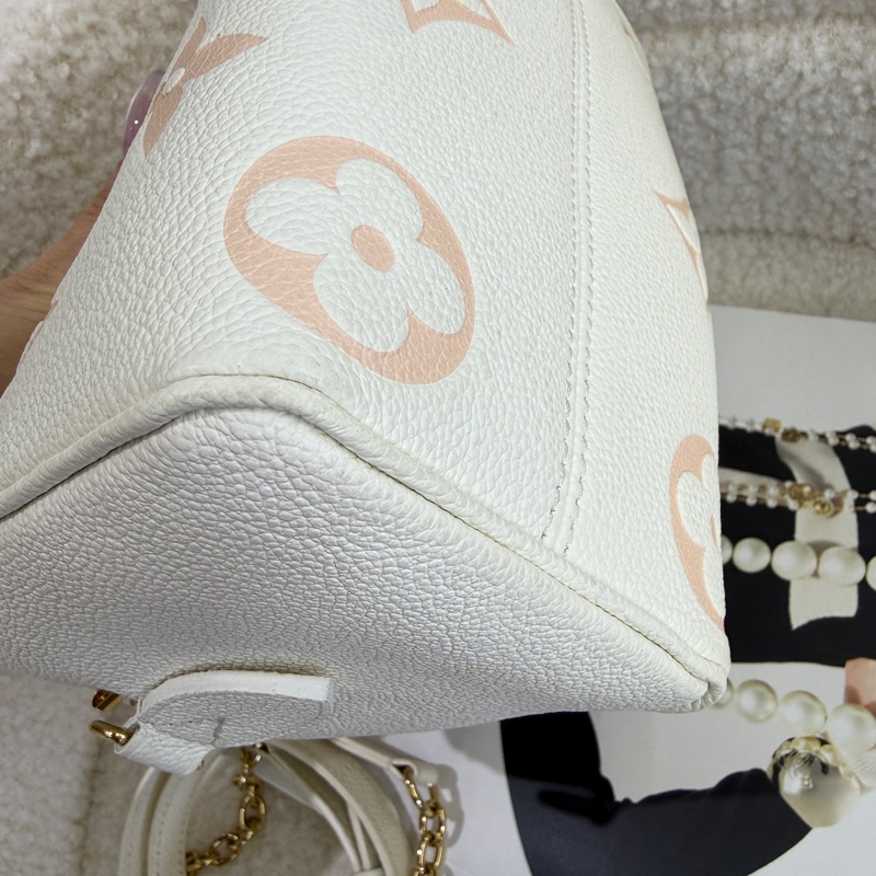 限定款LV Speedy 20 草莓牛奶系列 奶油系-8