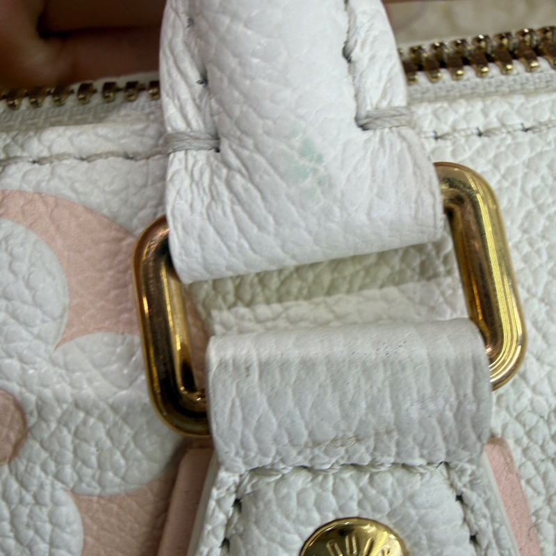 限定款LV Speedy 20 草莓牛奶系列 奶油系-14