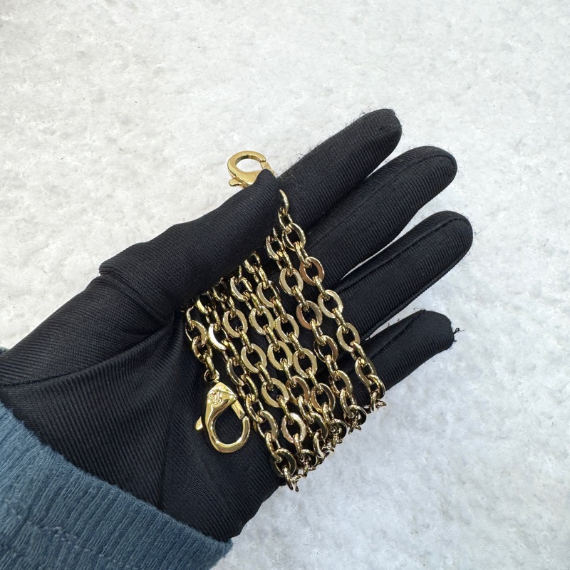 路易威登LV紅色壓紋牛皮Pochette Felicie信封三合❤️鍊條斜背包 WOC M82609-15