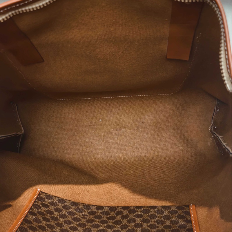 Celine賽琳 中古款大托特單肩包 棕色-6