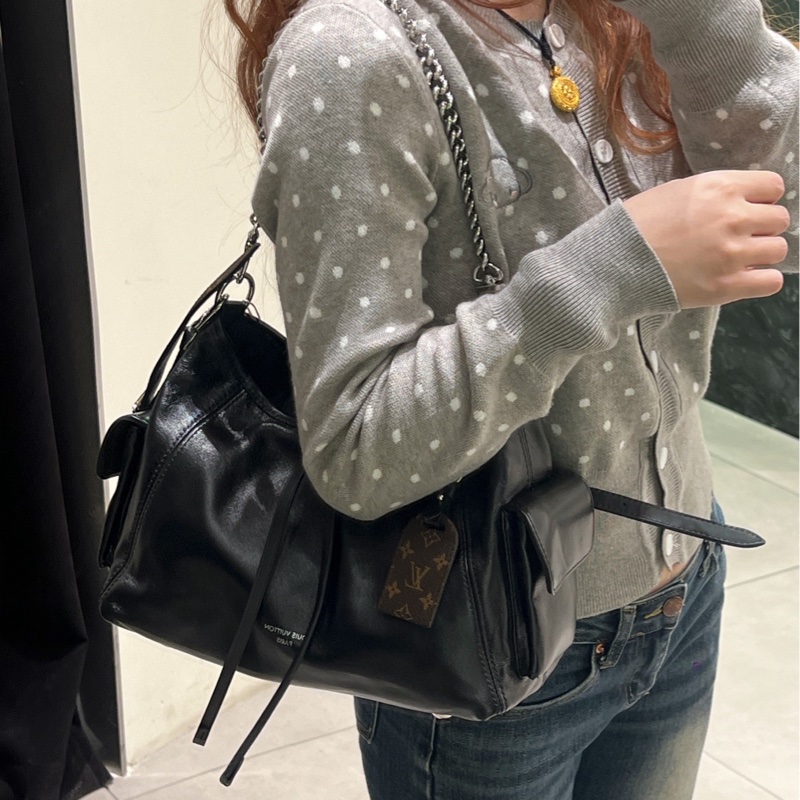 閒置 LV Carryall 黑武士小號羊皮 芯片款-1