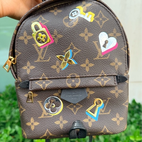 🔥LV/路易威登 老花mini印章情人節限定雙肩包。