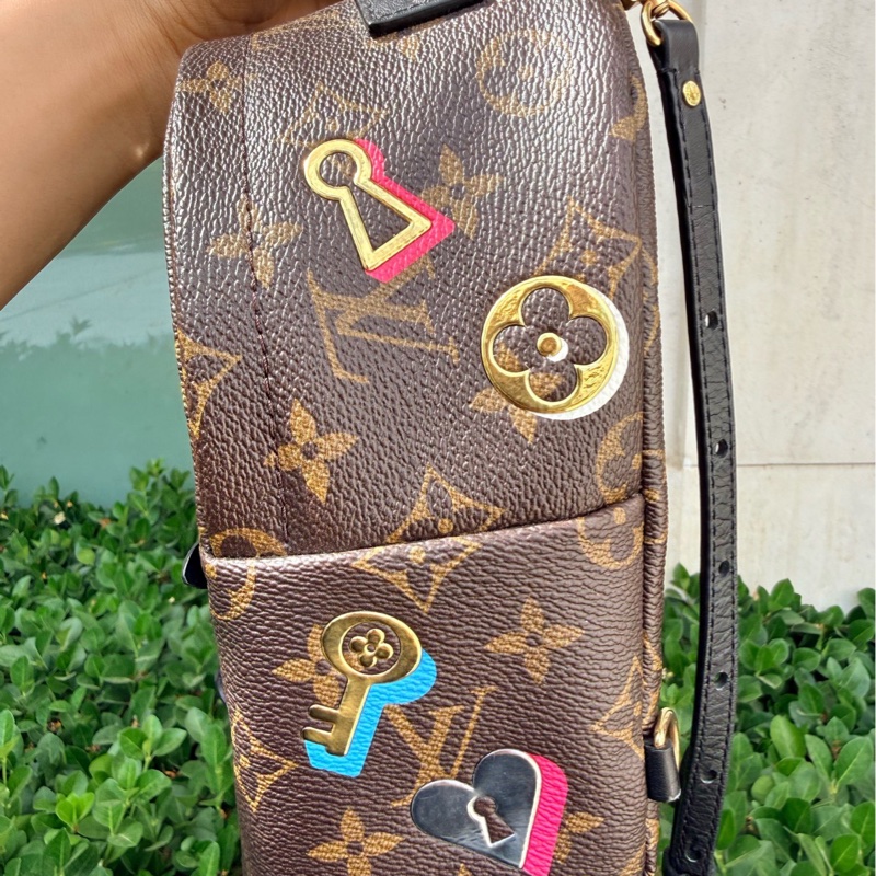 🔥LV/路易威登 老花mini印章情人節限定雙肩包。-1