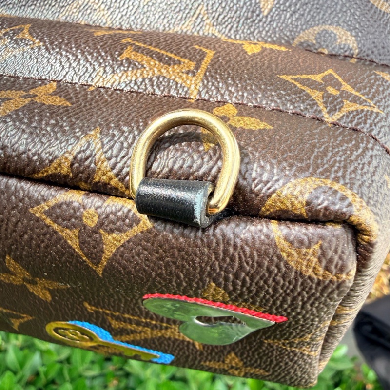 🔥LV/路易威登 老花mini印章情人節限定雙肩包。-6