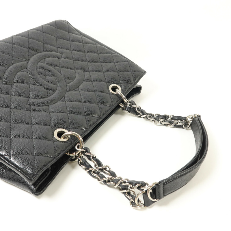 CHANEL 牛皮皮革GST Grand Shopping Tote肩背袋-9