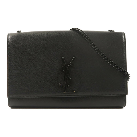 YVES SAINT LAURENT 牛皮皮革Kate Medium鏈帶肩背袋
