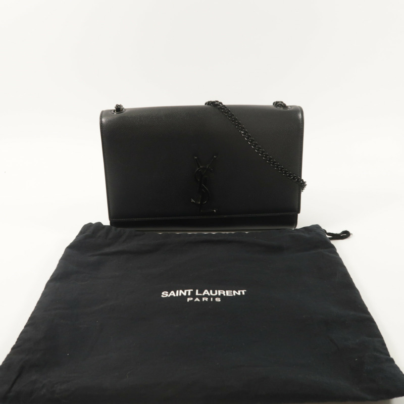 YVES SAINT LAURENT 牛皮皮革Kate Medium鏈帶肩背袋-8