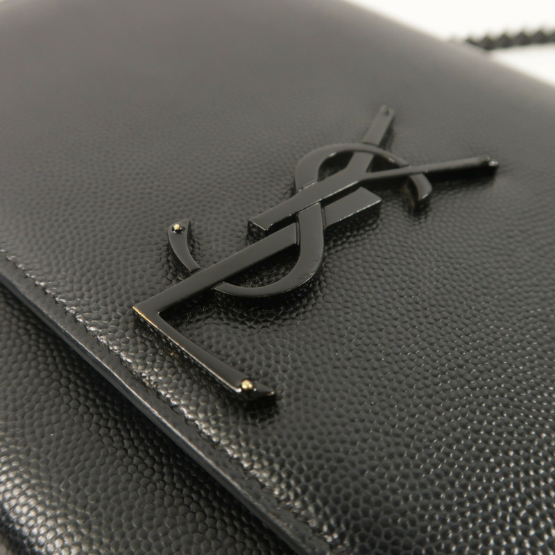 YVES SAINT LAURENT 牛皮皮革Kate Medium鏈帶肩背袋-9