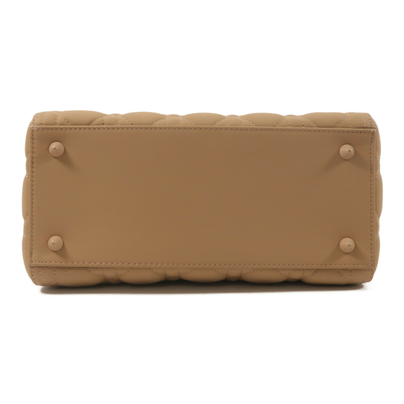 Dior 牛皮皮革Lady Dior Medium手挽肩背兩用袋-3