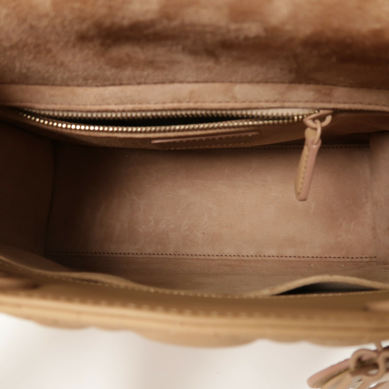 Dior 牛皮皮革Lady Dior Medium手挽肩背兩用袋-4