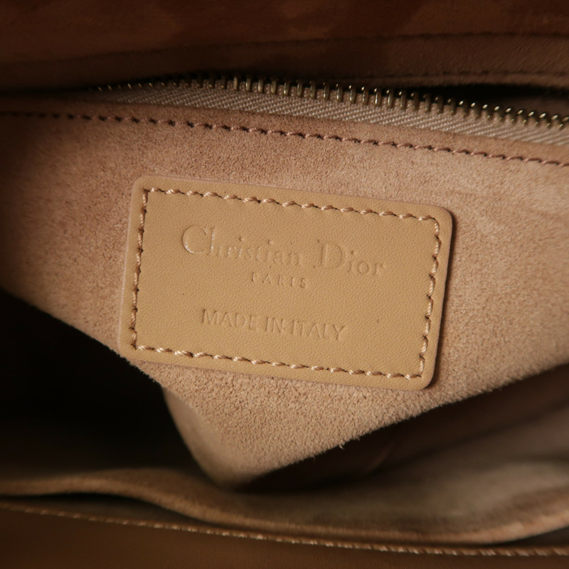 Dior 牛皮皮革Lady Dior Medium手挽肩背兩用袋-5