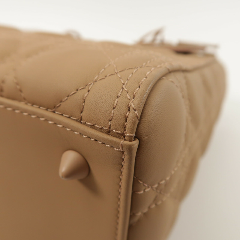 Dior 牛皮皮革Lady Dior Medium手挽肩背兩用袋-9