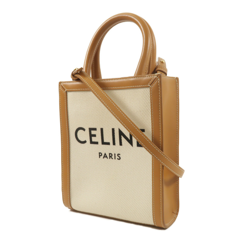 CELINE 帆布Mini Vertical Cabas手挽袋-2