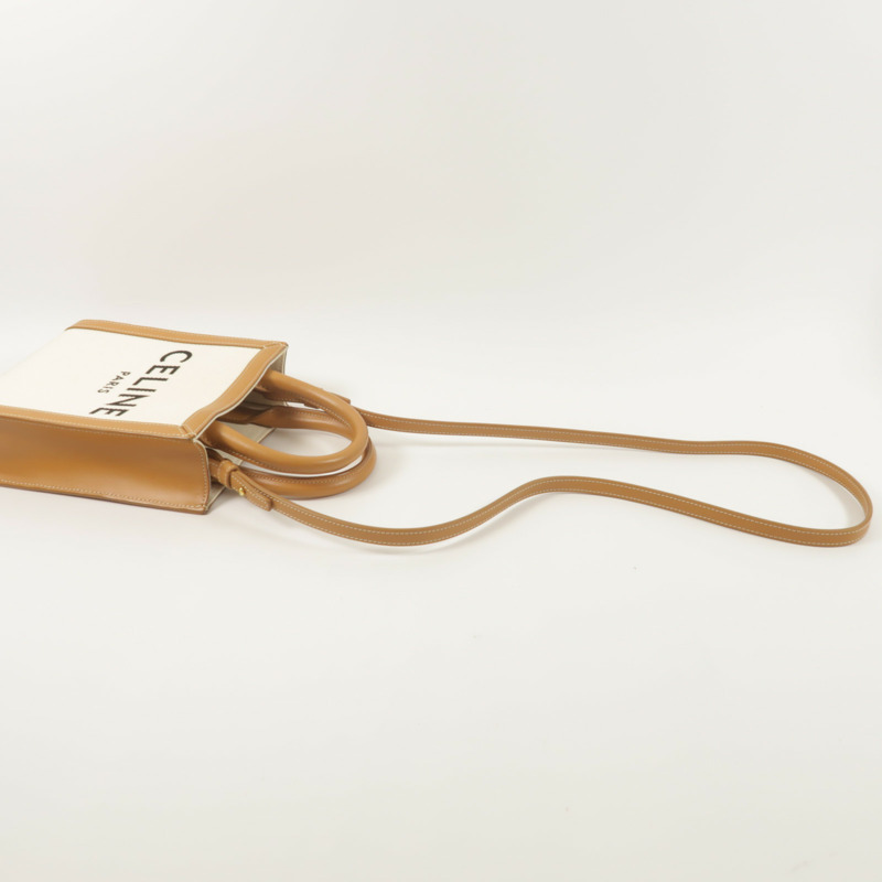 CELINE 帆布Mini Vertical Cabas手挽袋-6