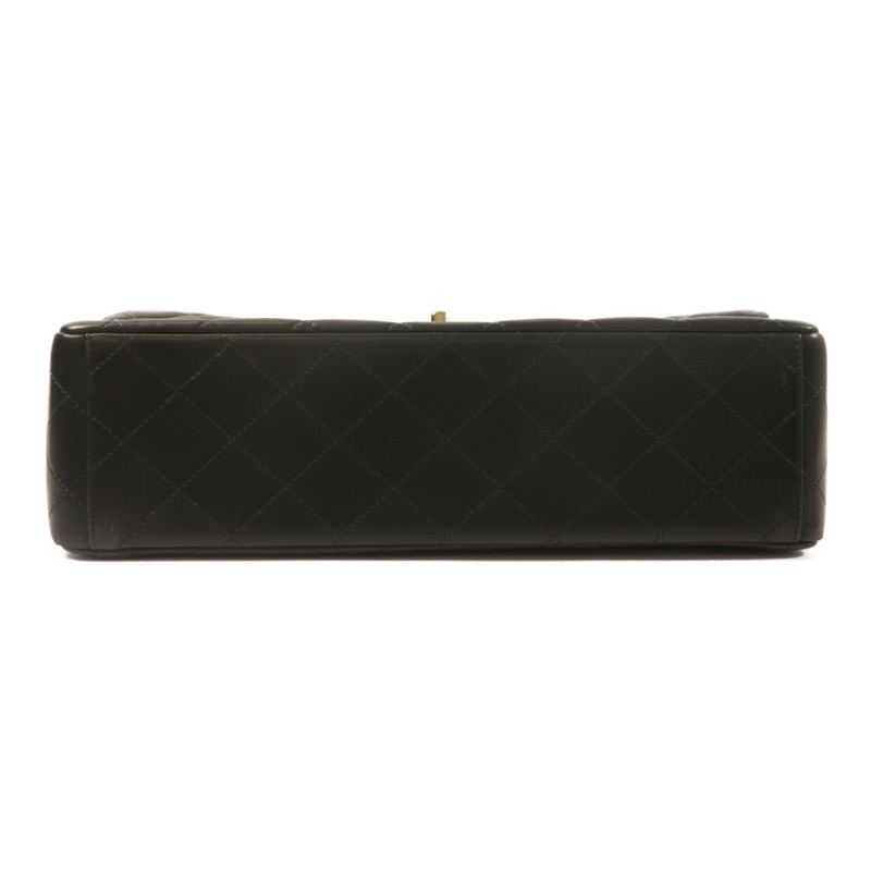 CHANEL 羊皮皮革Maxi Classic鏈帶肩背袋-3