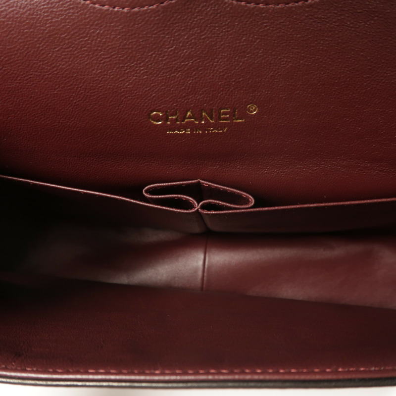 CHANEL 羊皮皮革Maxi Classic鏈帶肩背袋-4