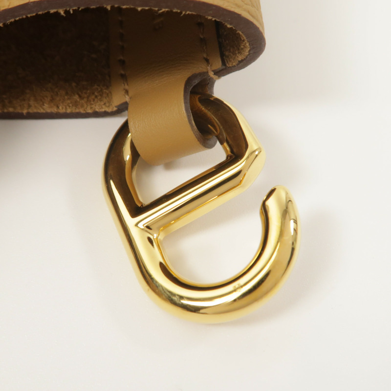 HERMES Clemence皮革In The Loop 18手挽袋Biscuit-13