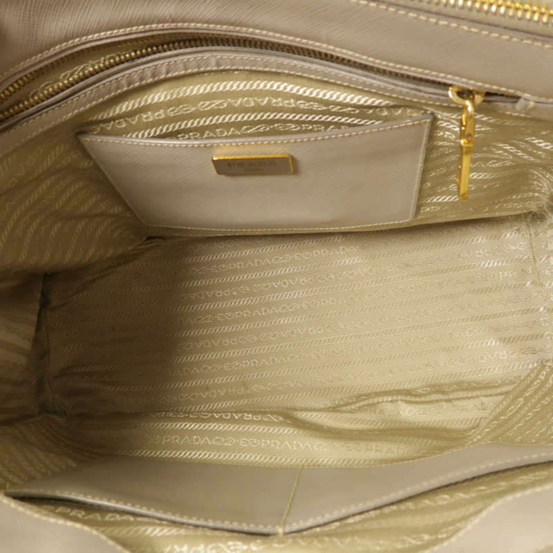 PRADA 牛皮皮革2way Shoulder手挽肩背兩用袋-4