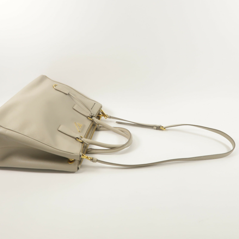 PRADA 牛皮皮革2way Shoulder手挽肩背兩用袋-8