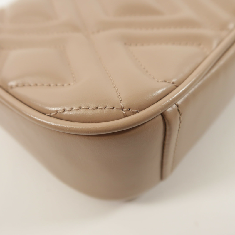 Miu Miu 羊皮皮革Chain Shoulder鏈帶肩背袋-12