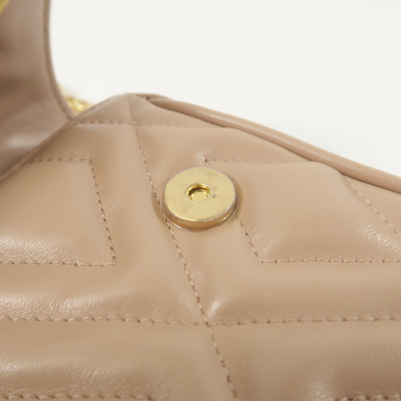 Miu Miu 羊皮皮革Chain Shoulder鏈帶肩背袋-14