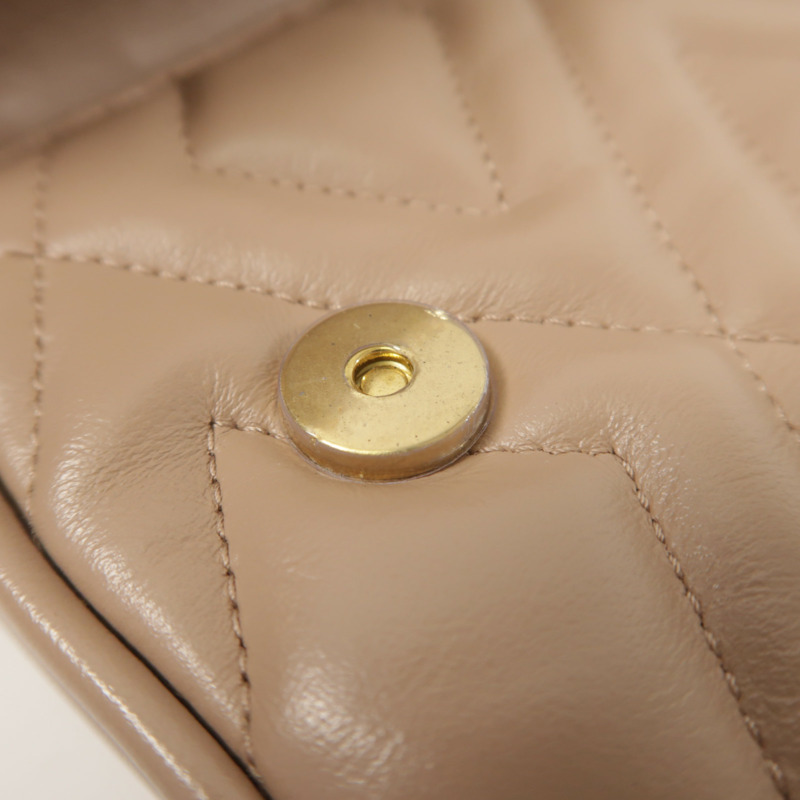 Miu Miu 羊皮皮革Chain Shoulder鏈帶肩背袋-15