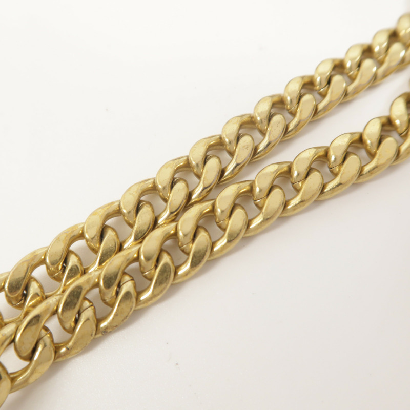 Miu Miu 羊皮皮革Chain Shoulder鏈帶肩背袋-16