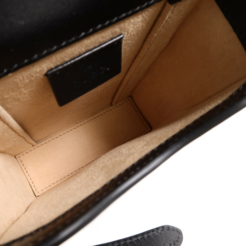 GUCCI 牛皮皮革1955 Horsebit肩背袋-4