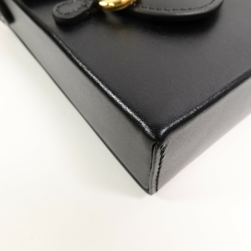 GUCCI 牛皮皮革1955 Horsebit肩背袋-11