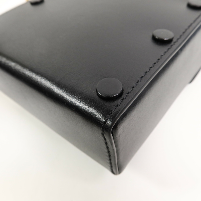 GUCCI 牛皮皮革1955 Horsebit肩背袋-12