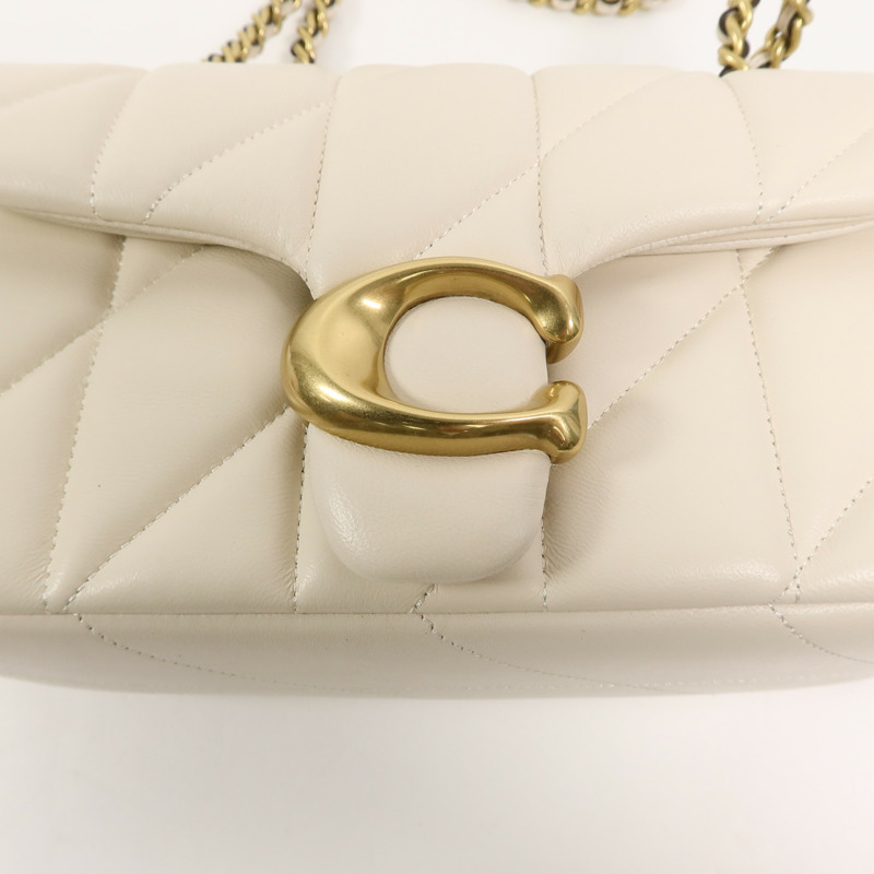 COACH 羊皮皮革Tabby 20鏈帶肩背袋-9