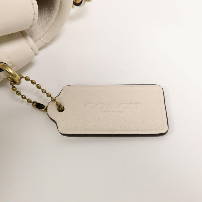 COACH 羊皮皮革Tabby 20鏈帶肩背袋-10