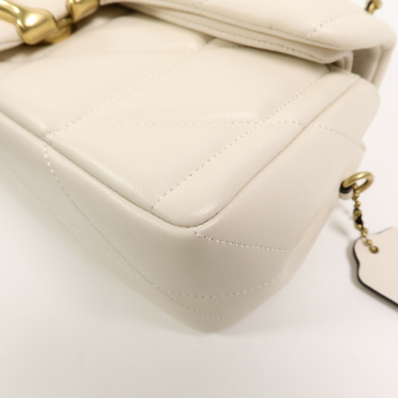 COACH 羊皮皮革Tabby 20鏈帶肩背袋-12