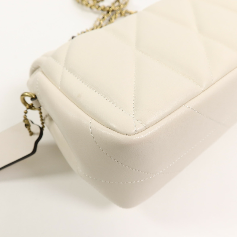 COACH 羊皮皮革Tabby 20鏈帶肩背袋-15