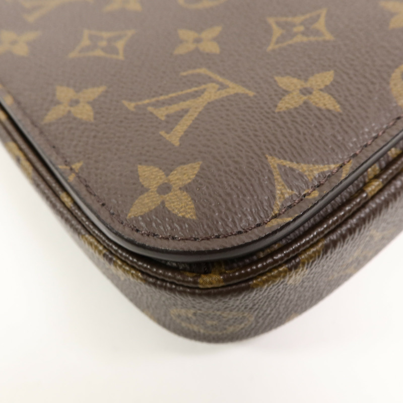 LOUIS VUITTON Monogram Pochette Metis MM手挽肩背兩用袋-11