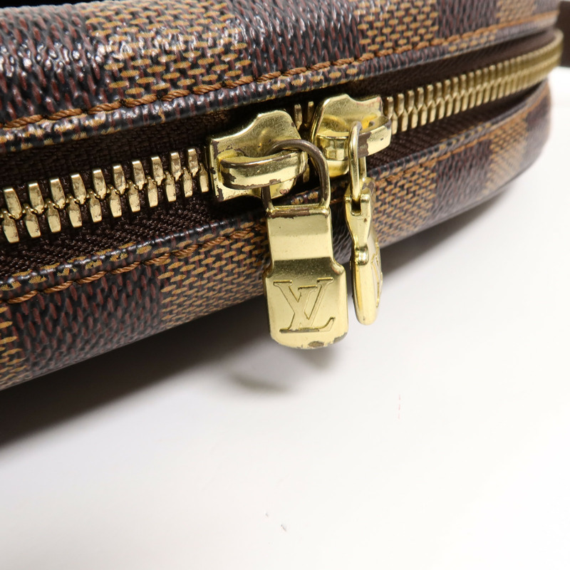 LOUIS VUITTON Damier Ebene Ipanema GM肩背袋-13