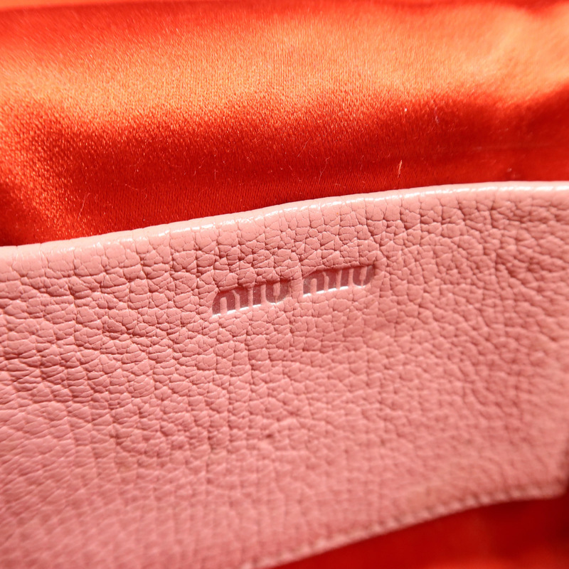 Miu Miu 牛皮皮革Vanity Bag手挽肩背兩用袋-5