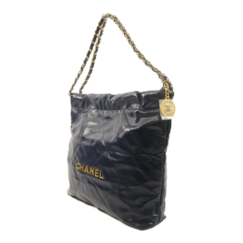 CHANEL 牛皮皮革C22 Small鏈帶肩背袋-2