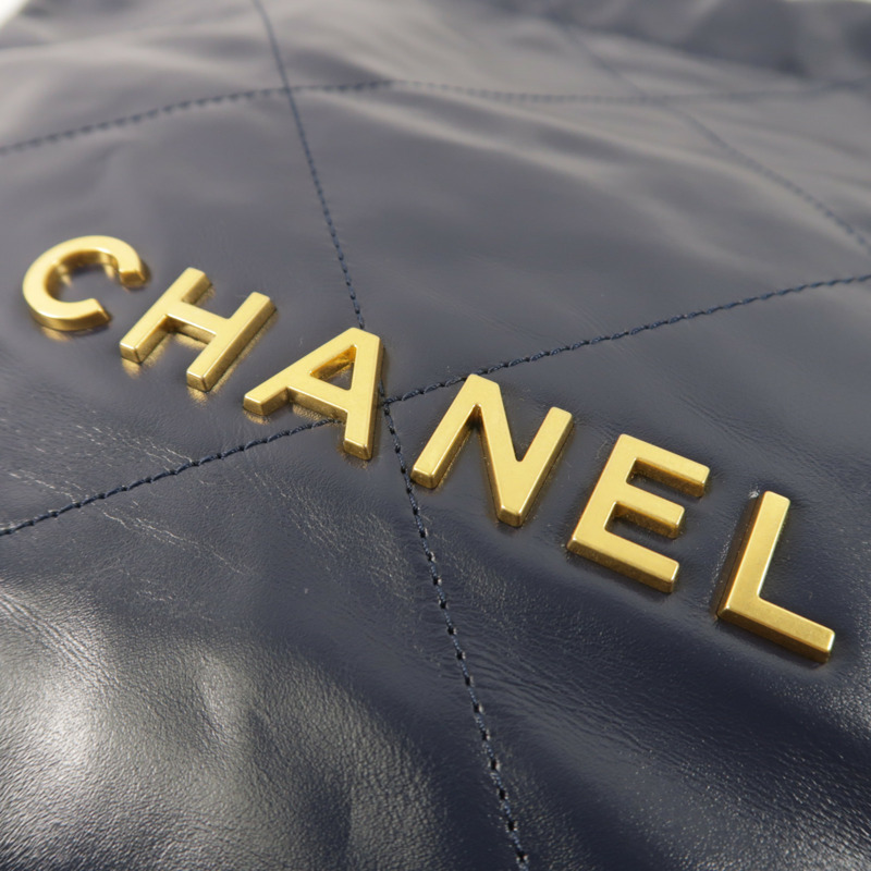 CHANEL 牛皮皮革C22 Small鏈帶肩背袋-9