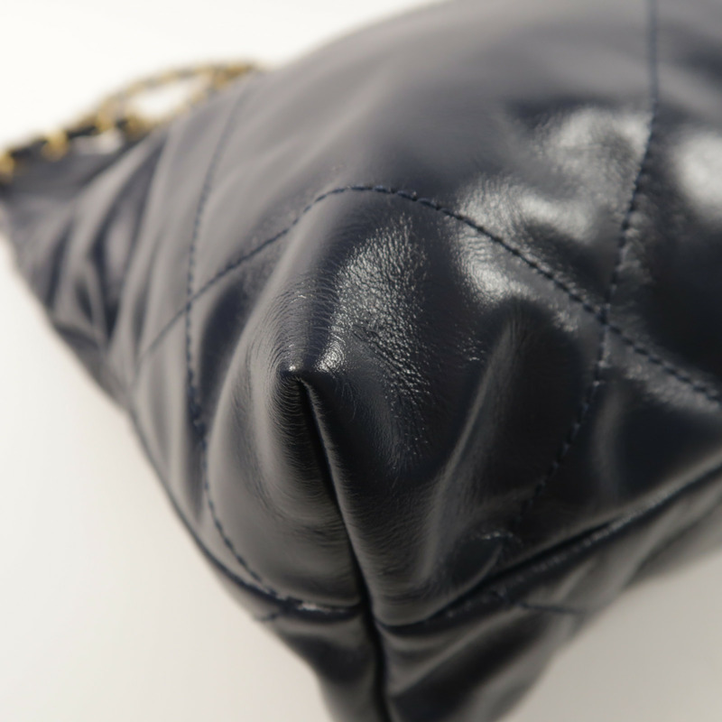 CHANEL 牛皮皮革C22 Small鏈帶肩背袋-11