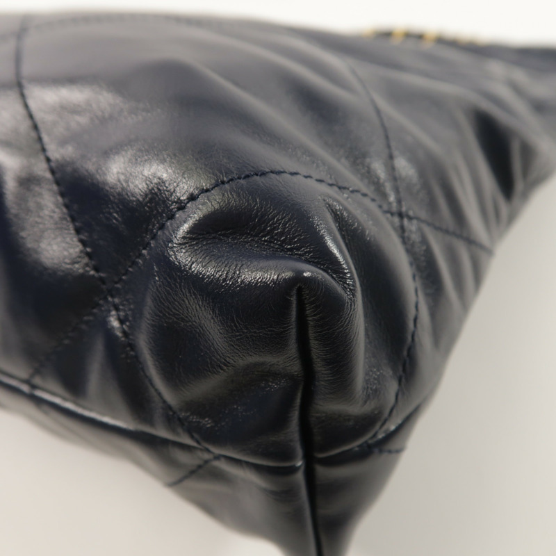 CHANEL 牛皮皮革C22 Small鏈帶肩背袋-12