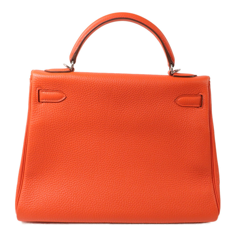 HERMES Togo皮革Kelly 32手挽肩背兩用袋Capucine-2
