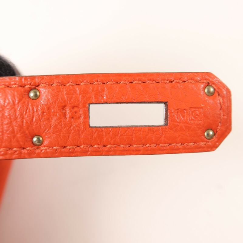 HERMES Togo皮革Kelly 32手挽肩背兩用袋Capucine-6