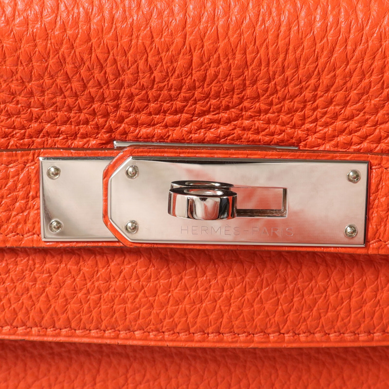 HERMES Togo皮革Kelly 32手挽肩背兩用袋Capucine-7