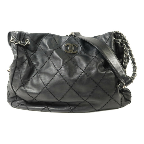 CHANEL 羊皮皮革Shoulder Bag鏈帶肩背袋