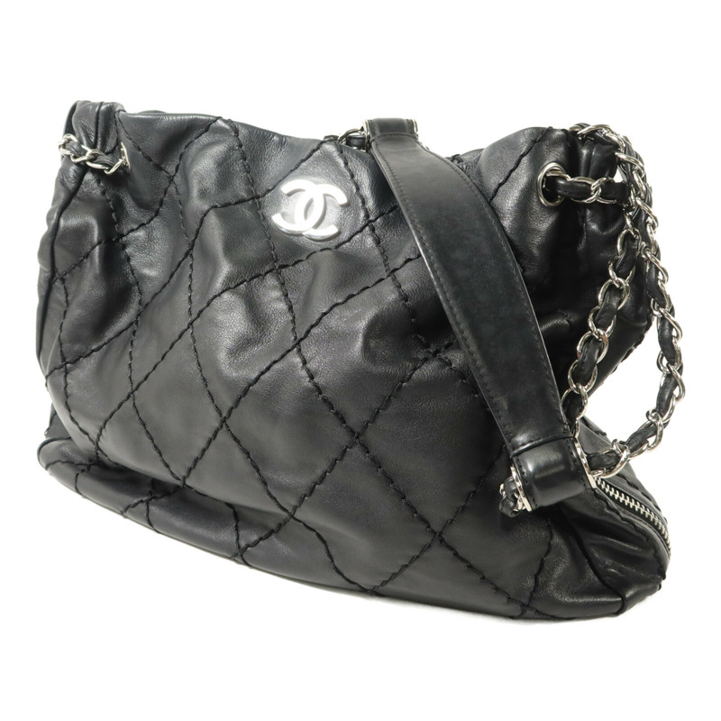 CHANEL 羊皮皮革Shoulder Bag鏈帶肩背袋-1